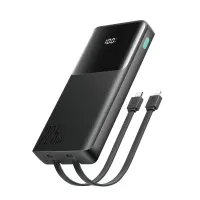 

                                    Joyroom JR-PBF19 10000mah Dual Attach Cable Fast Charging Power Bank (22.5W)